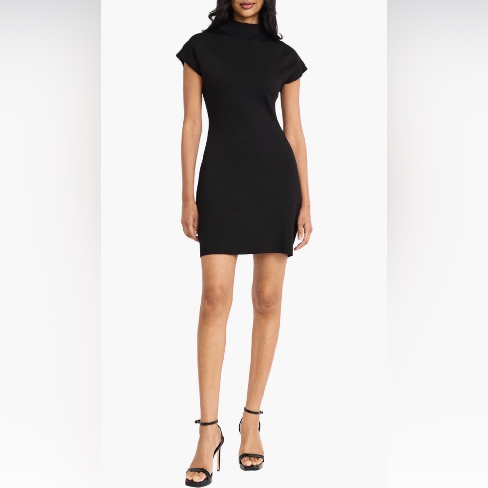NWT DONNA MORGAN FOR MAGGY
Cap Sleeve Mini Sweater Dress